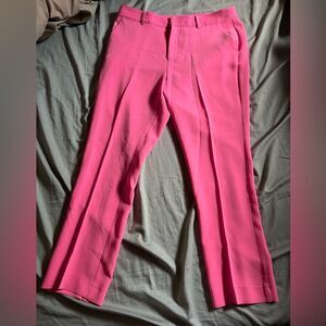 Cinq a Sept Pink Cropped Kerry Pant